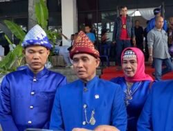 Di Hut Empat Lawang Ketua DPRD Empat Lawang Darli S.H M.H “Menekankan pentingnya bantuan dari pemerintah pusat dan provinsi ditengah “Efisiensi