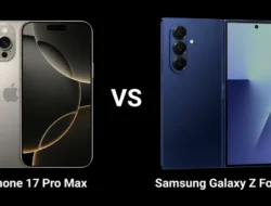 Perbandingan iPhone 17 Pro Max vs Samsung Galaxy Z Fold 7, dua HP flagship 2026