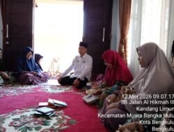 Tumbuhkan Rasa Iba dan Peduli Jama’ah, Penyuluh Agama Sampaikan Hikmah Kematian di Rumah Ahli Musibah