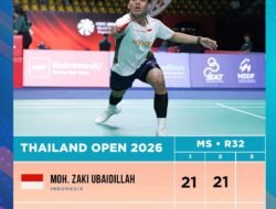 Ubed Bungkam Tuan Rumah, Sukses Melaju ke R16 Thailand Open