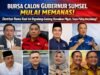 9 Tokoh Sumsel Berpeluang Masuk dalam Bursa Pencalonan Gubernur di 2030