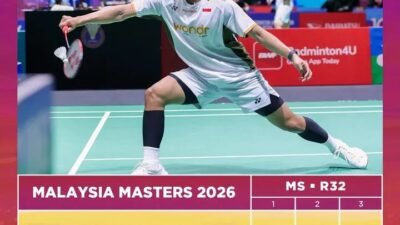 Unggulan 8 Tumbang Ditangan Ubed, Siap Jajal Laga R16 Malaysia Master