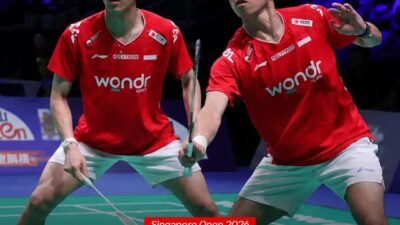 Kekuatan Ganda Putra INDONESIA Berkurang, Raymond/Indra Mundur dari SINGAPORE OPEN