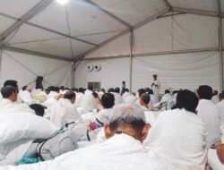 Jamaah haji Kloter PLM 2 dari Lahat dan Palembang Wukuf di Arofah