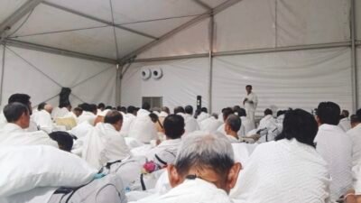 Jamaah haji Kloter PLM 2 dari Lahat dan Palembang Wukuf di Arofah