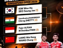 Menyala, Ganda Putra INDONESIA Melaju SEMIFINAL