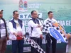 Ribuan warga mengikuti jalan santai HUT ke-80 Provinsi Sumsel di Palembang