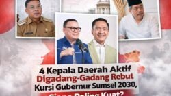 4 Bupati/Walikota Aktif Digadang-Gadang Rebut Kursi Gubernur Sumsel 2030, Siapa Paling Kuat? 