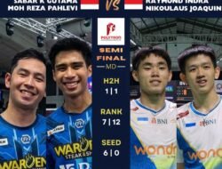 Ganda Putra INDONESIA Pastikan 1 Tiket Ke FINAL INDONESIA OPEN