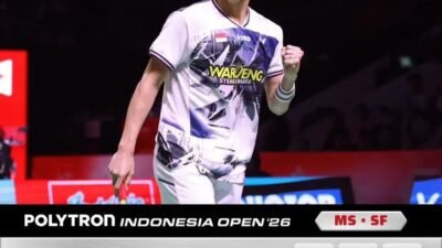 Peluang JUARA Depan Mata, Jonathan Melaju ke FINAL INDONESIA OPEN