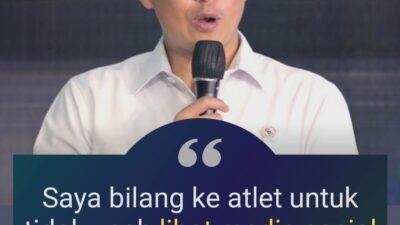 WAMENPORA RI, Beri Alarm Keras Atlit Badminton: Tidak Usah Lihat Medsos, Jika Tidak Kuat