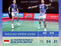 Tumbangkan THAILAND Duo Kidal INDONESIA Melaju Ke Quarter Final MACAU OPEN