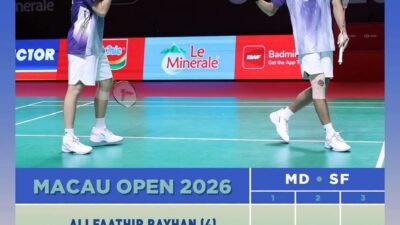 Final Macau Open 2026, INDONESIA Hanya Loloskan Satu Wakil (Duo Kidal)