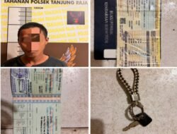 TEAM RAJAWALI POLSEK TANJUNG RAJA BERHASIL UNGKAP KASUS CURANMOR, PELAKU DITANGKAP TANPA PERLAWANAN