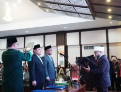 Iswahyudi Resmi Dilantik sebagai Direktur Utama Bank Bengkulu