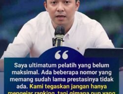 Respon Keinginan Masyarakat INDONESIA, WAMENPORA RI Tegaskan Pelatih Di Semua Sektor Genjot JUARA