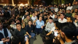 Diskusi publik yang menghadirkan Budiman Sudjatmiko, Nusron Wahid, dan Sudaryono di UGM berakhir ricuh