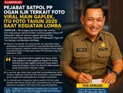 Klarifikasi Pejabat Satpol PP Ogan Ilir Terkait Foto Viral Main Gaplek, Itu Foto Tahun 2025 Saat Kegiatan Lomba