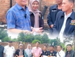Ketua PWI Ogan Ilir Tinjau Rumah Wartawan yang Terbakar di Pulau Semambu