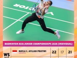Laga Perdana BAJC Perorangan, Tunggal Putri INDONESIA Lolos 32 Besar