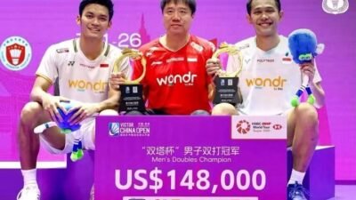 Gelar CHINA OPEN Bukan Sekedar Trofi, Melainkan Harkat Martabat Bangsa INDONESIA Berhasil Diselamatkan Fajar/Fikri