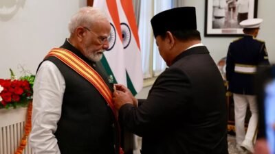 Prabowo Anugerahkan Bintang Republik Indonesia Adipurna kepada PM India Narendra Modi