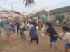 Lomba Tarik Tambang Meriahkan Warga Lingkungan 5 Suka Maju