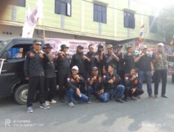 Ketua GRIB Jaya DPC OKU Selatan Rosidi Naga Bersama Jajaran Ikuti Pawai Kemerdekaan di Muaradua