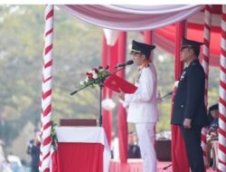 Bupati Ogan Ilir Pimpin Upacara Detik-Detik Proklamasi HUT RI