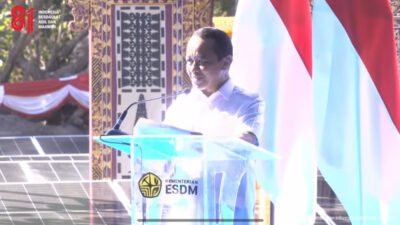 Guyon Bahlil di Bali: Presiden Ketum Gerindra, Menteri ESDM Ketum Golkar, PLTS Tetap Dibangun di Kandang Merah