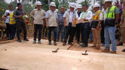 Gubernur Sumsel Letakkan Batu Pertama Pembangunan Jembatan di Seleman Ulu, Nilai Kontrak Rp11,7 Miliar