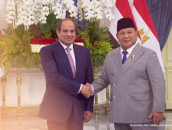 Prabowo Sambut Presiden Mesir El-Sisi dengan Upacara Kenegaraan di Istana Merdeka