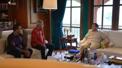 Presiden Prabowo Terima Menlu Singapura Vivian Balakrishnan di Hambalang